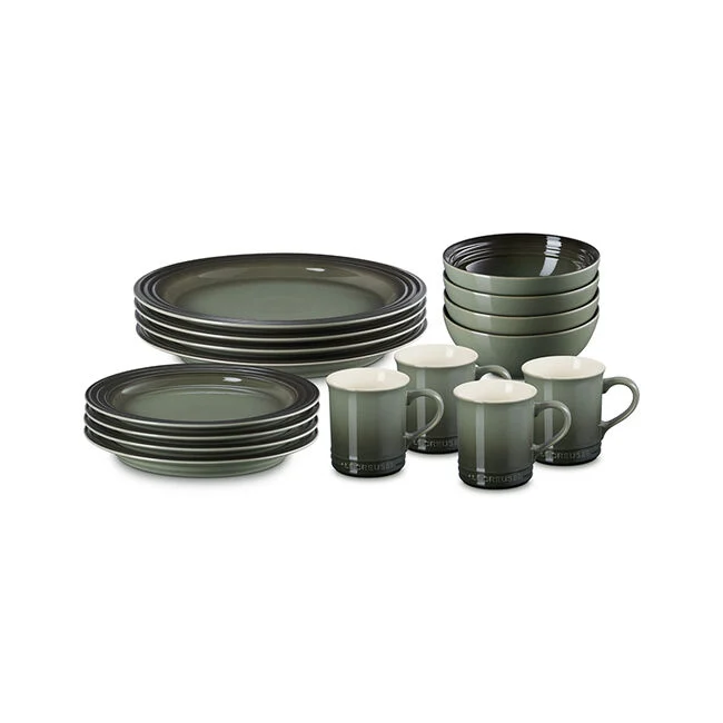 Vancouver 16-Piece Dinnerware Set Thyme